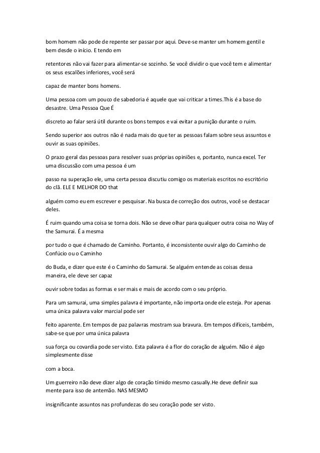 Hagakure O Livro Do Samurai Pdf